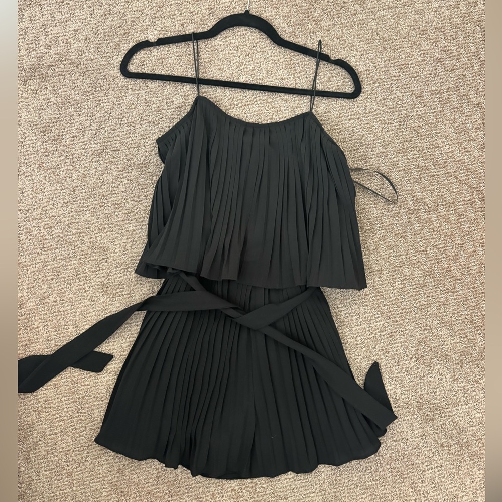 She + Sky black romper